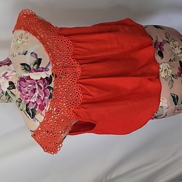 FREE PEOPLE Crochet Scallop Tank Waist Cinch Off the Shoulder - Picture 6 of 8